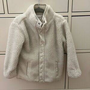 Little Planet Soft White Sherpa Jacket